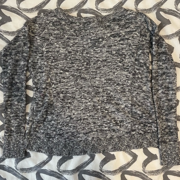 Grey Black and White blended Sweater - Picture 4 of 7